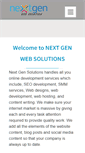 Mobile Screenshot of nextgenwebsolution.com